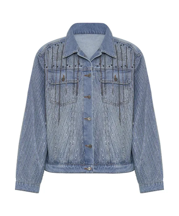 Women One Teaspoon Jackets DESERT JEWEL TRUCKER JACKET Women One Teaspoon Jackets DESERT JEWEL TRUCKER JACKET