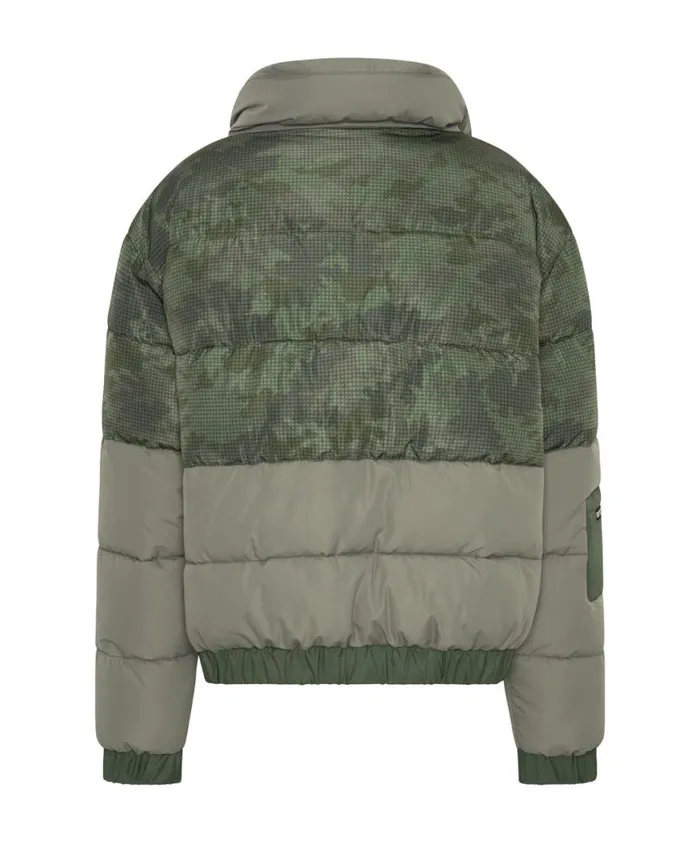 Women One Teaspoon Jackets DIRTEE LOVE CAMO PUFFA JACKET Women One Teaspoon Jackets DIRTEE LOVE CAMO PUFFA JACKET