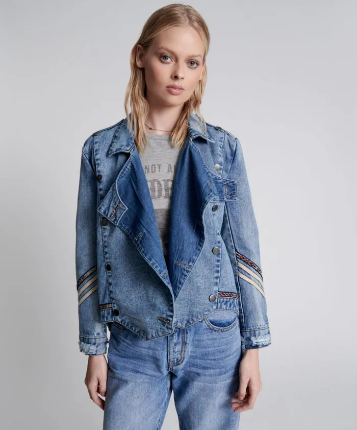 Women One Teaspoon Jackets HOLLYWOOD HILLS CAVALRY JACKET