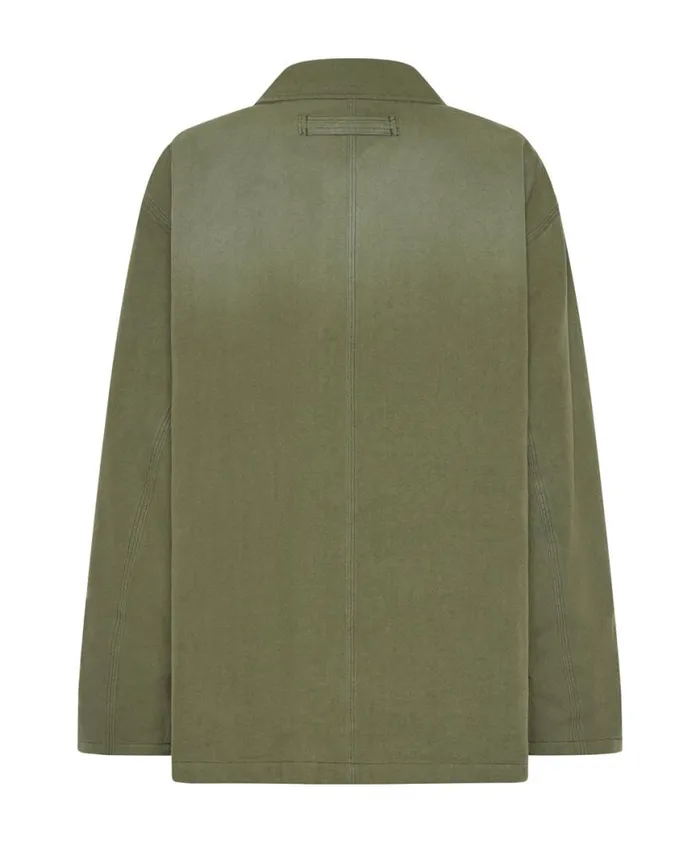 Women One Teaspoon Jackets MY BOYFRIENDS JACKET KHAKI Women One Teaspoon Jackets MY BOYFRIENDS JACKET KHAKI