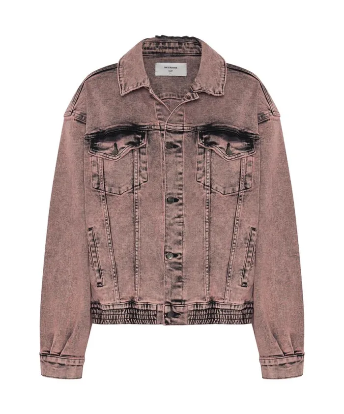 Women One Teaspoon Jackets NIGHT HAZE OVERSIZED DENIM TRUCKER JACKET Women One Teaspoon Jackets NIGHT HAZE OVERSIZED DENIM TRUCKER JACKET