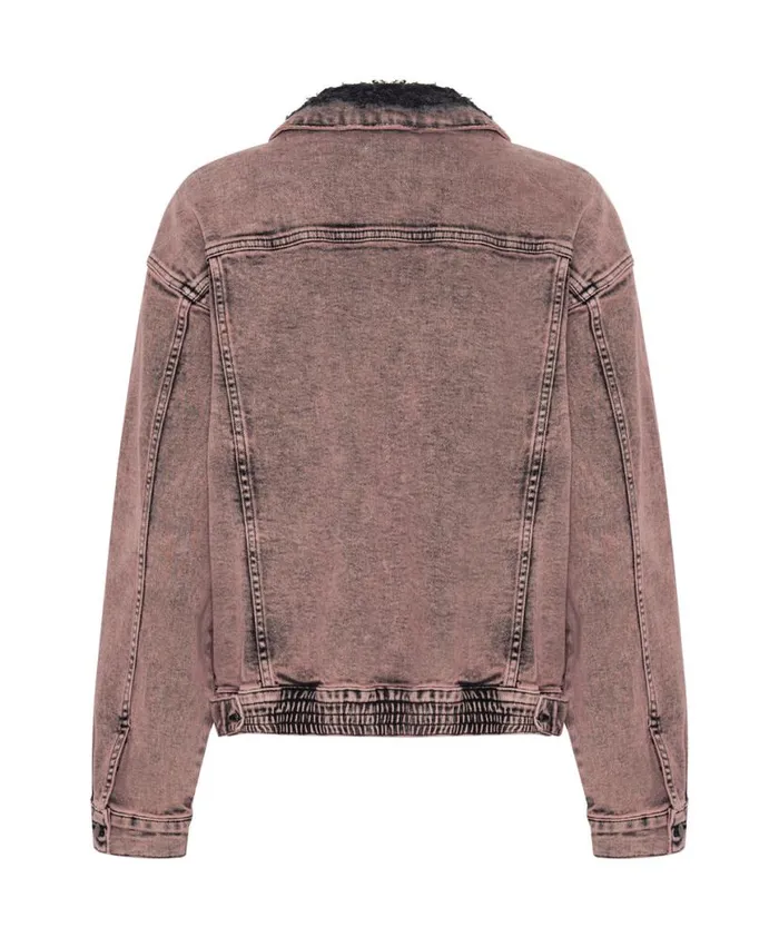 Women One Teaspoon Jackets NIGHT HAZE OVERSIZED DENIM TRUCKER JACKET Women One Teaspoon Jackets NIGHT HAZE OVERSIZED DENIM TRUCKER JACKET