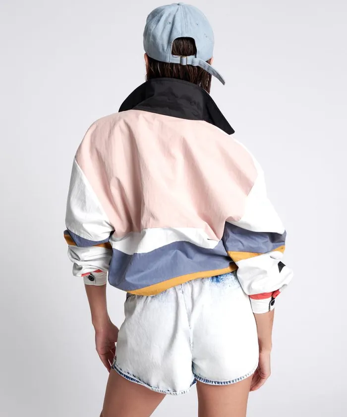 Women One Teaspoon Jackets OTS VELOCITY REVERSIBLE WINDBREAKER JACKET Women One Teaspoon Jackets OTS VELOCITY REVERSIBLE WINDBREAKER JACKET