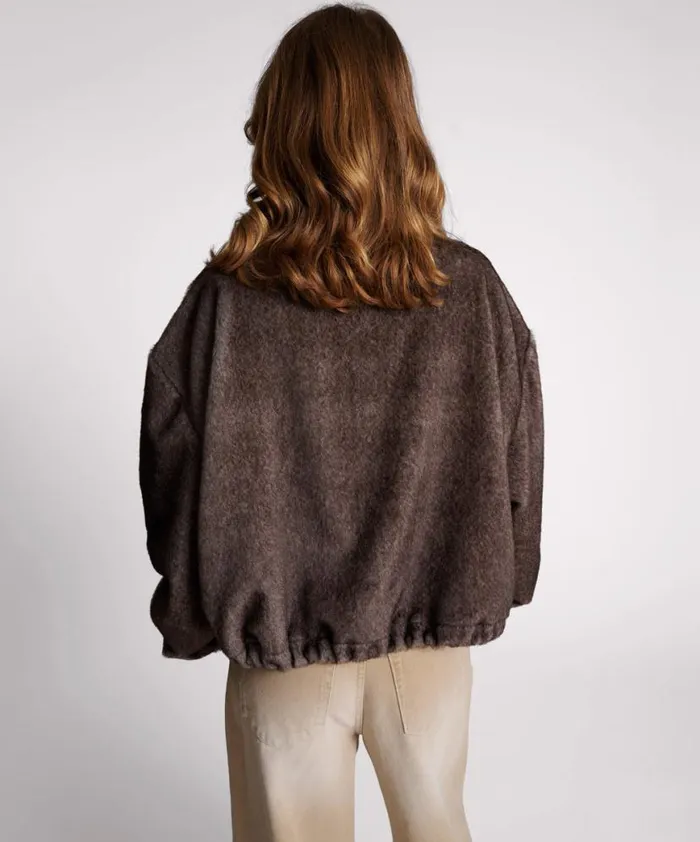 Women One Teaspoon Jackets SAUVAGE FAUX FUR CROPPED PULLOVER JACKET Women One Teaspoon Jackets SAUVAGE FAUX FUR CROPPED PULLOVER JACKET