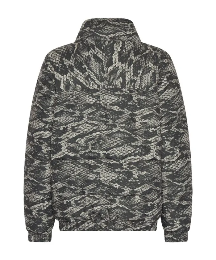 Women One Teaspoon Jackets SNAKED DIRTEE LOVE PUFFA JACKET Women One Teaspoon Jackets SNAKED DIRTEE LOVE PUFFA JACKET