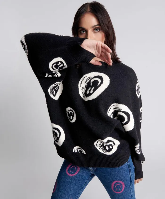 Women One Teaspoon Knitwear ALL SMILES SWEATER Women One Teaspoon Knitwear ALL SMILES SWEATER