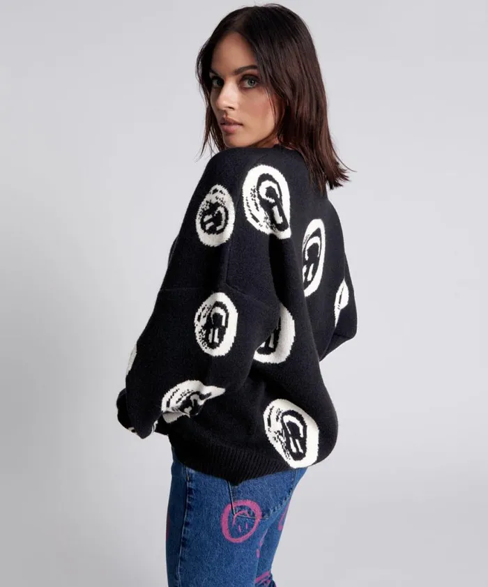 Women One Teaspoon Knitwear ALL SMILES SWEATER Women One Teaspoon Knitwear ALL SMILES SWEATER