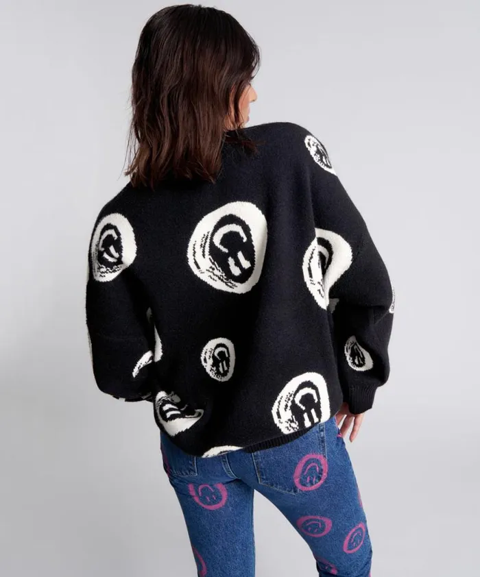 Women One Teaspoon Knitwear ALL SMILES SWEATER Women One Teaspoon Knitwear ALL SMILES SWEATER