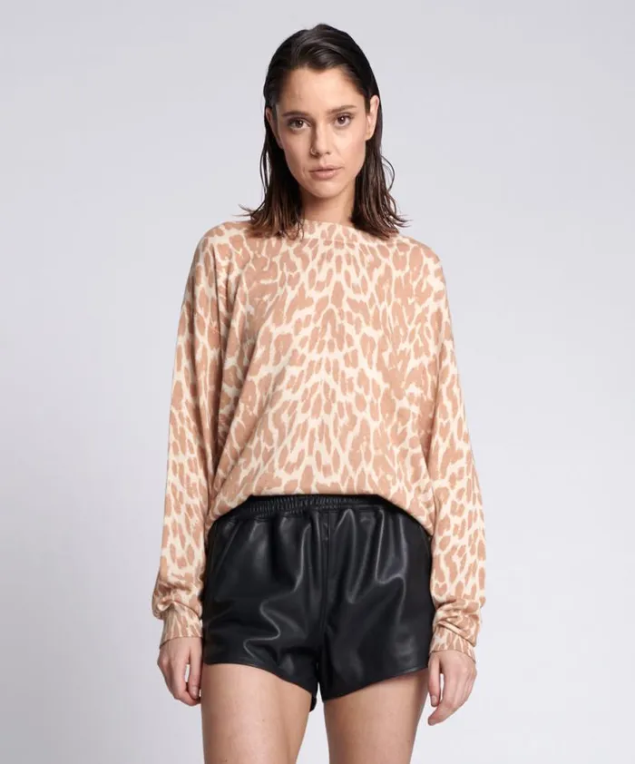 Women One Teaspoon Knitwear ANIMAL HAPHAZARD KNIT SWEATER
