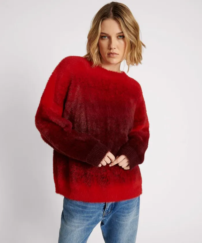 Women One Teaspoon Knitwear BURNING SUNSET OMBRE KNIT SWEATER