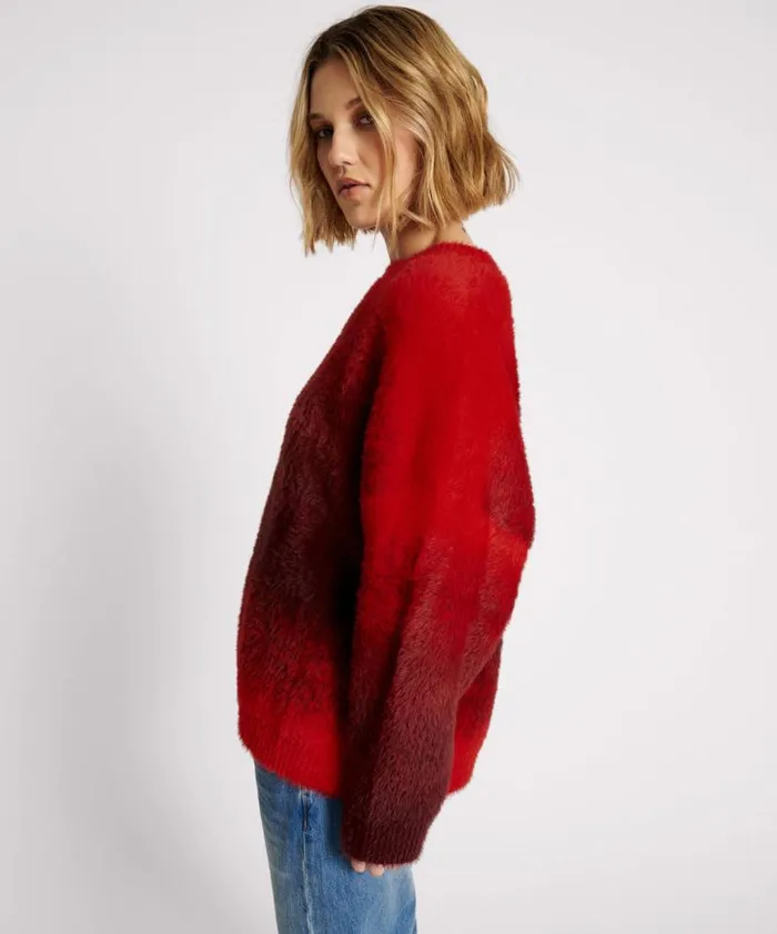 Women One Teaspoon Knitwear BURNING SUNSET OMBRE KNIT SWEATER Women One Teaspoon Knitwear BURNING SUNSET OMBRE KNIT SWEATER