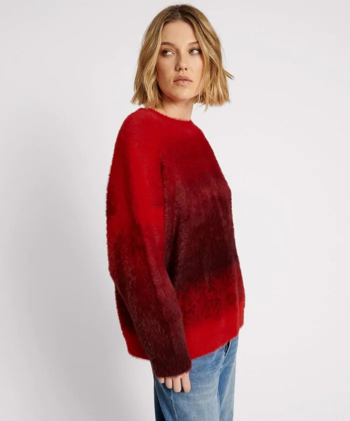 Women One Teaspoon Knitwear BURNING SUNSET OMBRE KNIT SWEATER Women One Teaspoon Knitwear BURNING SUNSET OMBRE KNIT SWEATER