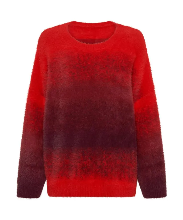 Women One Teaspoon Knitwear BURNING SUNSET OMBRE KNIT SWEATER Women One Teaspoon Knitwear BURNING SUNSET OMBRE KNIT SWEATER