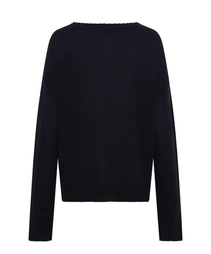 Women One Teaspoon Knitwear CLASSIC POCKET CHUNKY KNIT SWEATER BLACK Women One Teaspoon Knitwear CLASSIC POCKET CHUNKY KNIT SWEATER BLACK