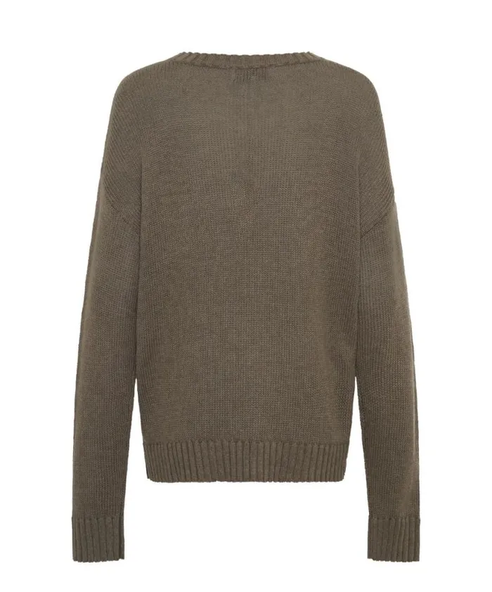 Women One Teaspoon Knitwear CLASSIC POCKET CHUNKY KNIT SWEATER KHAKI Women One Teaspoon Knitwear CLASSIC POCKET CHUNKY KNIT SWEATER KHAKI