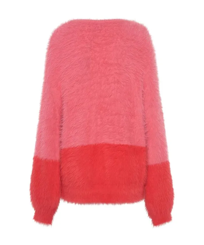 Women One Teaspoon Knitwear FLUFFY COLOUR BLOCK KNIT SWEATER Women One Teaspoon Knitwear FLUFFY COLOUR BLOCK KNIT SWEATER
