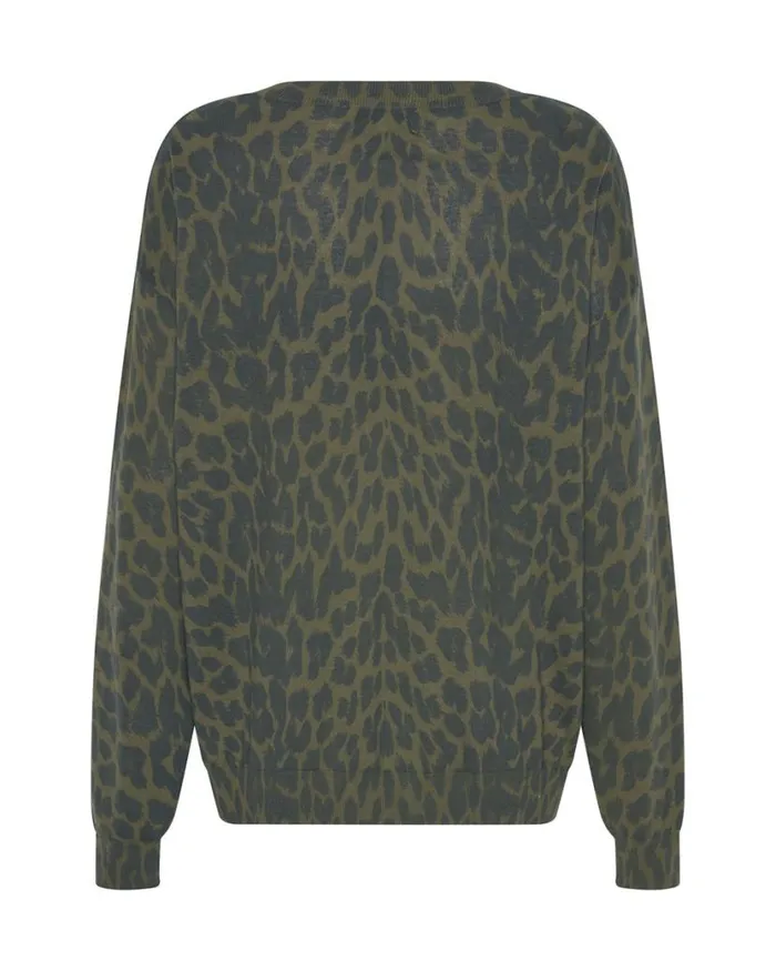 Women One Teaspoon Knitwear JUNGLE LEOPARD KNIT SWEATER Women One Teaspoon Knitwear JUNGLE LEOPARD KNIT SWEATER