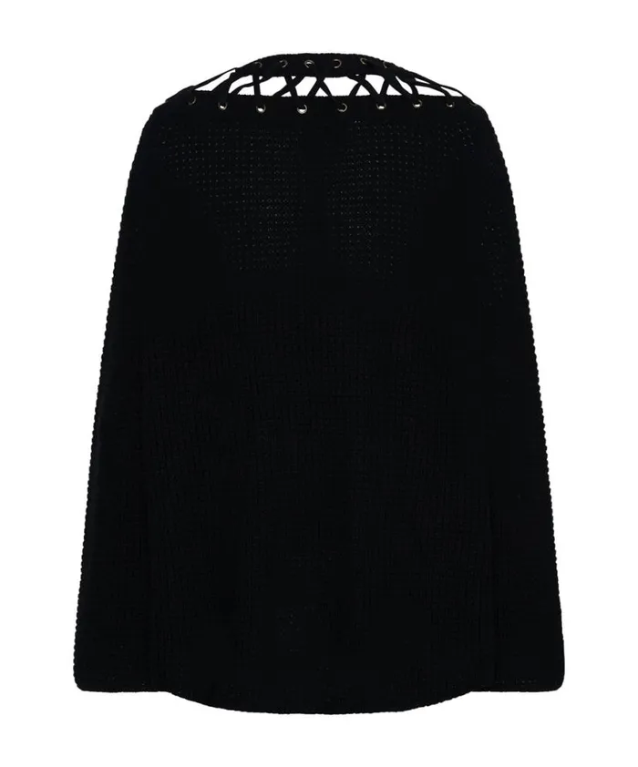 Women One Teaspoon Knitwear LACED UP KNIT SWEATER Women One Teaspoon Knitwear LACED UP KNIT SWEATER