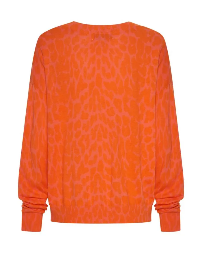 Women One Teaspoon Knitwear NEON LEOPARD KNIT SWEATER Women One Teaspoon Knitwear NEON LEOPARD KNIT SWEATER