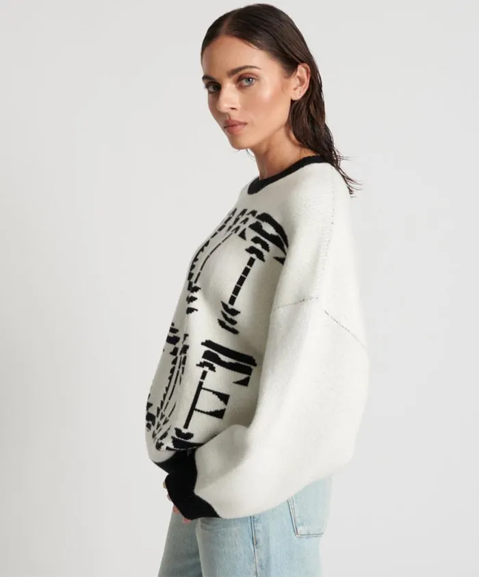 Women One Teaspoon Knitwear NUIT NOIRE BATWING SWEATER Women One Teaspoon Knitwear NUIT NOIRE BATWING SWEATER
