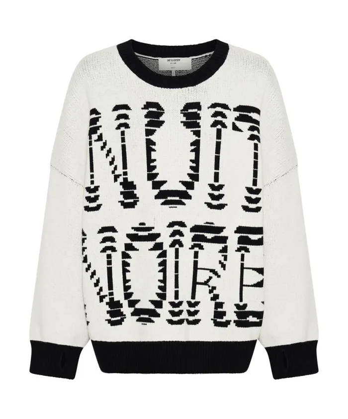 Women One Teaspoon Knitwear NUIT NOIRE BATWING SWEATER Women One Teaspoon Knitwear NUIT NOIRE BATWING SWEATER