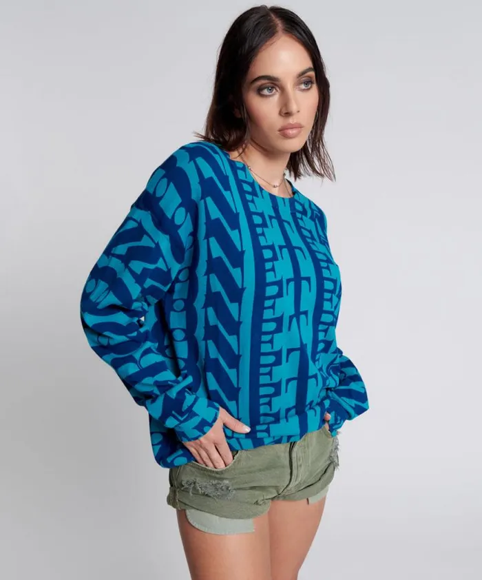 Women One Teaspoon Knitwear ON REPEAT OVERSIZED SWEATER Women One Teaspoon Knitwear ON REPEAT OVERSIZED SWEATER