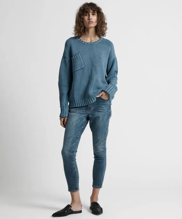 Women One Teaspoon Knitwear SALTY BUCCANEER CREW
