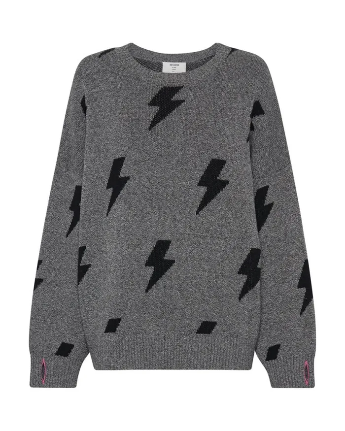 Women One Teaspoon Knitwear STATIC LIGHTNING SWEATER Women One Teaspoon Knitwear STATIC LIGHTNING SWEATER