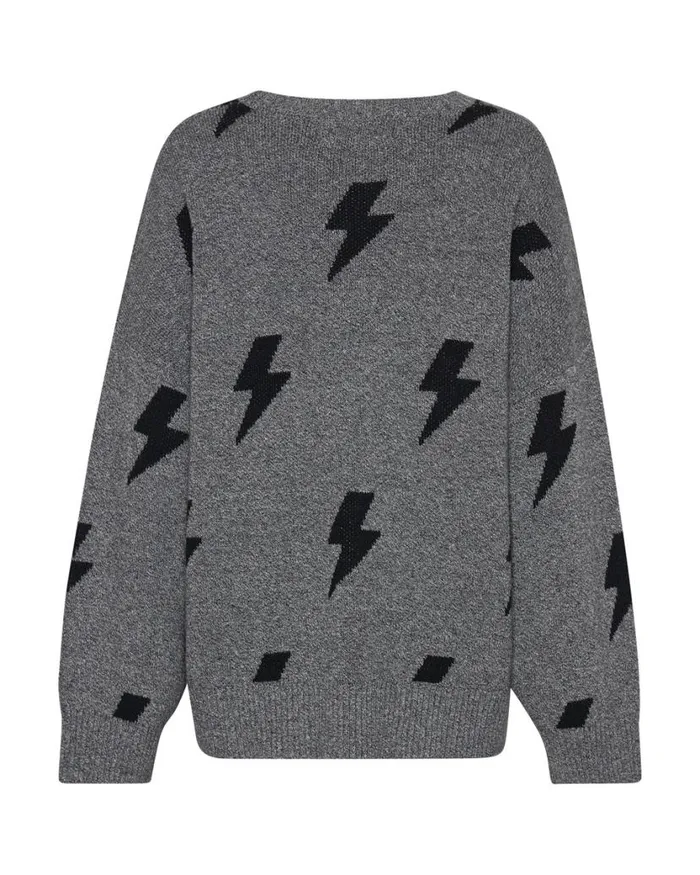 Women One Teaspoon Knitwear STATIC LIGHTNING SWEATER Women One Teaspoon Knitwear STATIC LIGHTNING SWEATER