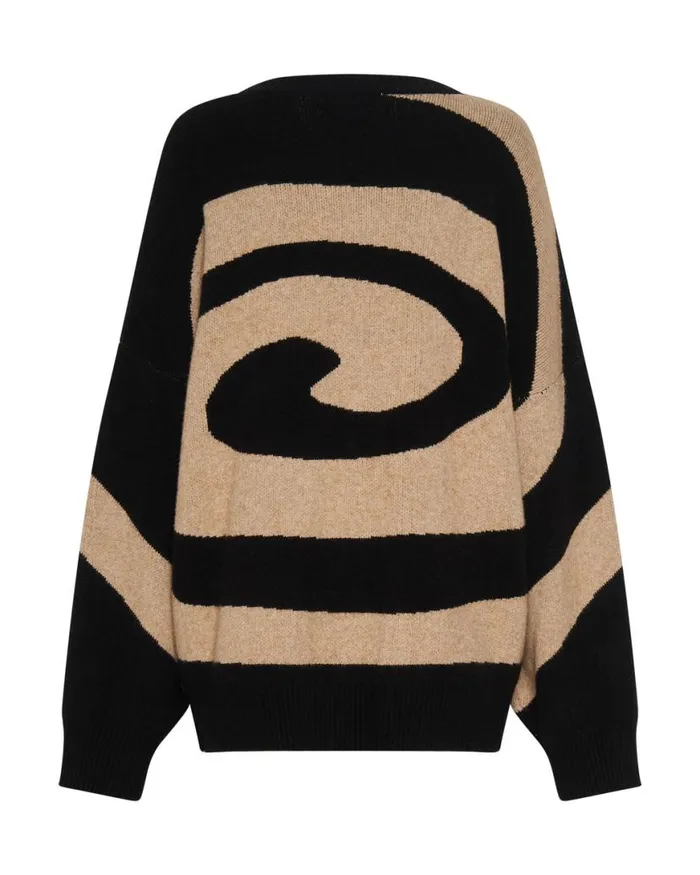 Women One Teaspoon Knitwear VORTEX JUMPER BLUE Women One Teaspoon Knitwear VORTEX JUMPER BLUE