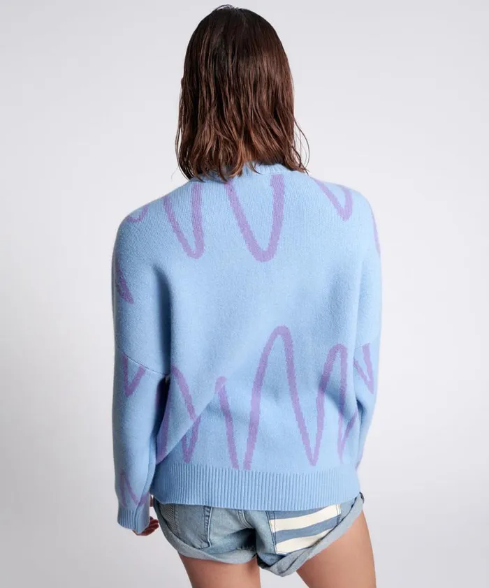 Women One Teaspoon Knitwear WAVE LENGTH KNIT SWEATER Women One Teaspoon Knitwear WAVE LENGTH KNIT SWEATER