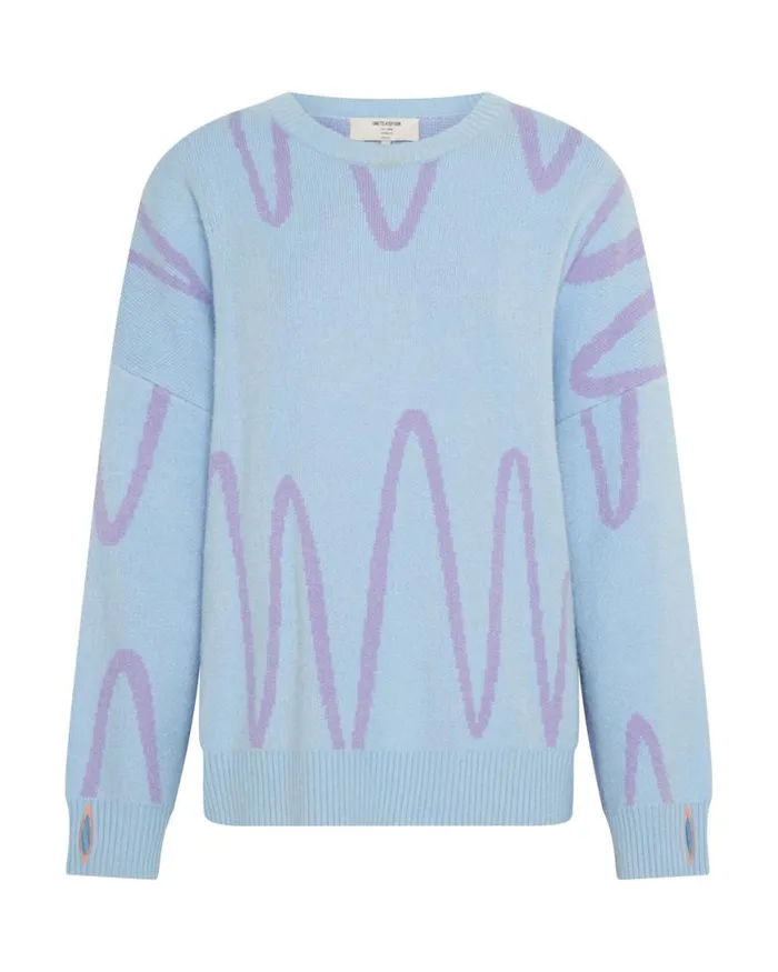 Women One Teaspoon Knitwear WAVE LENGTH KNIT SWEATER Women One Teaspoon Knitwear WAVE LENGTH KNIT SWEATER