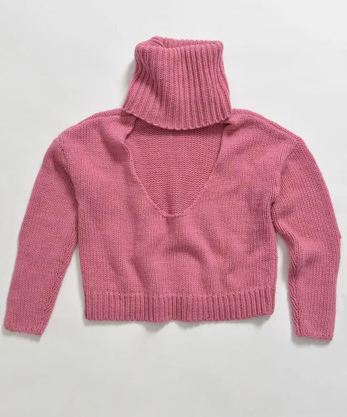 Women One Teaspoon Knitwear WINONA KEYHOLE ROLL NECK SWEATER Women One Teaspoon Knitwear WINONA KEYHOLE ROLL NECK SWEATER