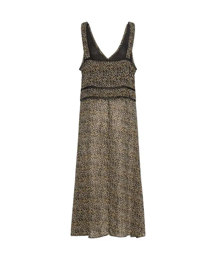 Women One Teaspoon Midi and Maxi Dresses ANIMAL NIGHT LOVER DRESS Women One Teaspoon Midi and Maxi Dresses ANIMAL NIGHT LOVER DRESS
