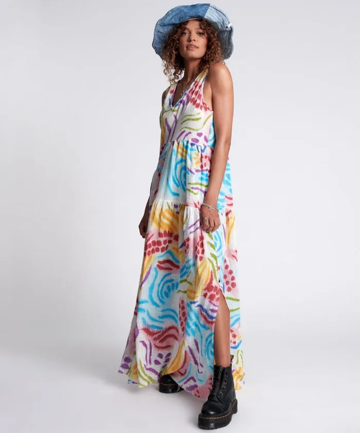 Women One Teaspoon Midi and Maxi Dresses HAND PAINTED COSMIC GYPSY CHARMER DRESS Women One Teaspoon Midi and Maxi Dresses HAND PAINTED COSMIC GYPSY CHARMER DRESS