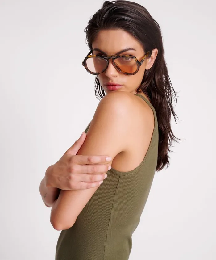 Women One Teaspoon Midi and Maxi Dresses KHAKI ONE TEASPOON RIB SINGLET MIDI DRESS Women One Teaspoon Midi and Maxi Dresses KHAKI ONE TEASPOON RIB SINGLET MIDI DRESS