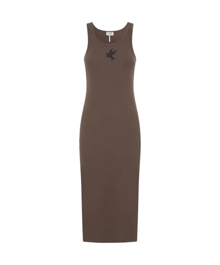 Women One Teaspoon Midi and Maxi Dresses ONE TEASPOON RIB SINGLET MIDI DRESS Women One Teaspoon Midi and Maxi Dresses ONE TEASPOON RIB SINGLET MIDI DRESS