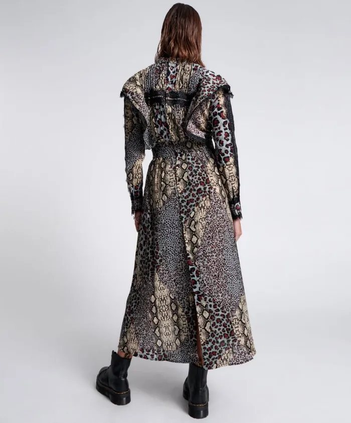 Women One Teaspoon Midi and Maxi Dresses PUNK PYTHON METAL ADVENTURE DRESS MULTI Women One Teaspoon Midi and Maxi Dresses PUNK PYTHON METAL ADVENTURE DRESS MULTI