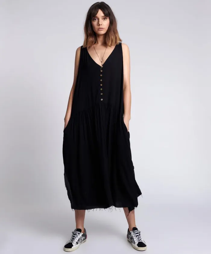 Women One Teaspoon Midi and Maxi Dresses REBELLE NOIR DRESS