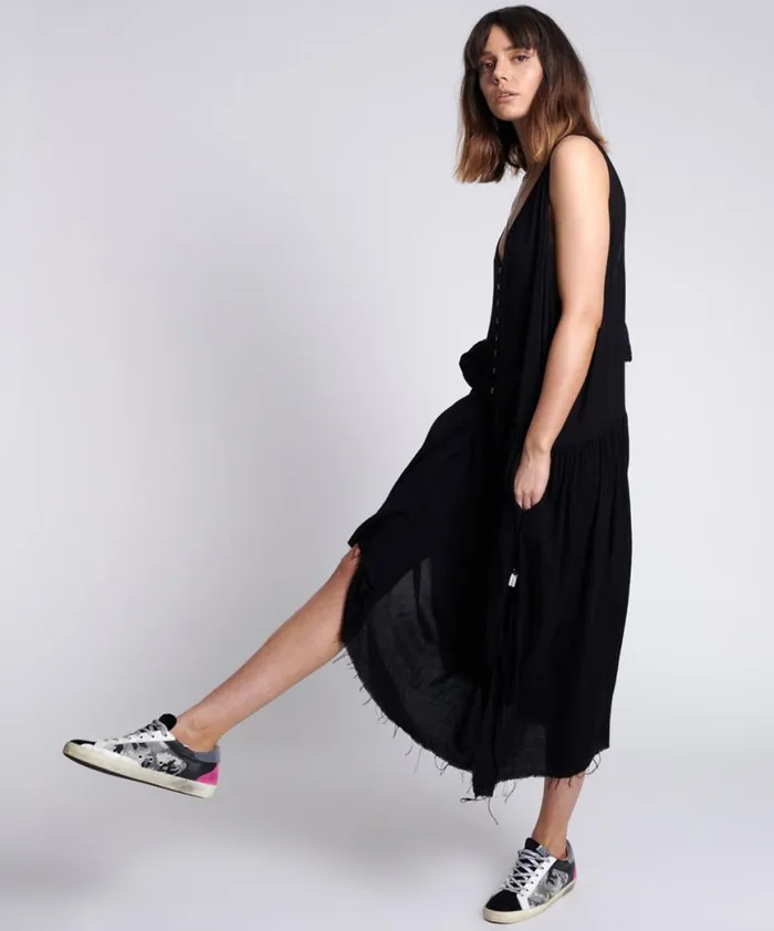 Women One Teaspoon Midi and Maxi Dresses REBELLE NOIR DRESS Women One Teaspoon Midi and Maxi Dresses REBELLE NOIR DRESS