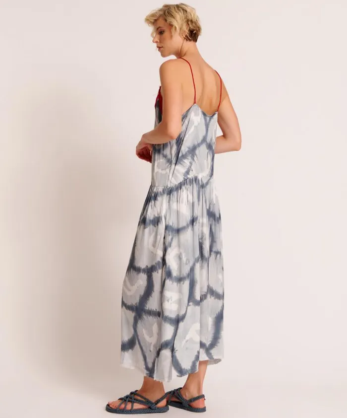 Women One Teaspoon Midi and Maxi Dresses REFLECTION HAND PRINTED HIDEAWAY SLIP DRESS Women One Teaspoon Midi and Maxi Dresses REFLECTION HAND PRINTED HIDEAWAY SLIP DRESS