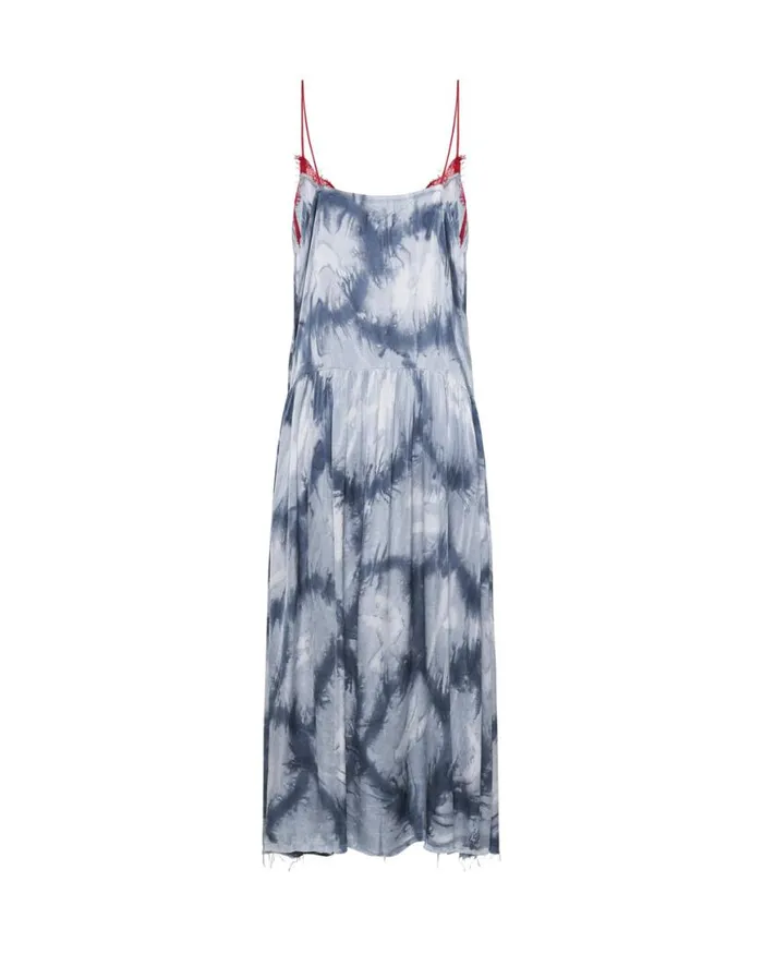 Women One Teaspoon Midi and Maxi Dresses REFLECTION HAND PRINTED HIDEAWAY SLIP DRESS Women One Teaspoon Midi and Maxi Dresses REFLECTION HAND PRINTED HIDEAWAY SLIP DRESS