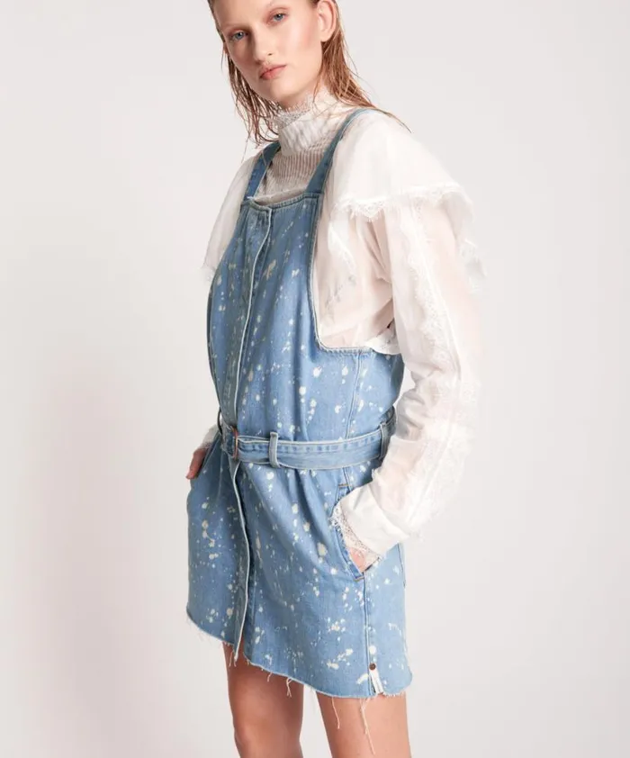 Women One Teaspoon Midi and Maxi Dresses ROYAL SALT DENIM PINI DRESS Women One Teaspoon Midi and Maxi Dresses ROYAL SALT DENIM PINI DRESS