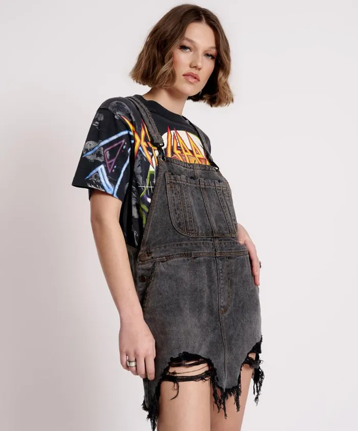 Women One Teaspoon Midi and Maxi Dresses STANTON ST DENIM PINI DRESS Women One Teaspoon Midi and Maxi Dresses STANTON ST DENIM PINI DRESS