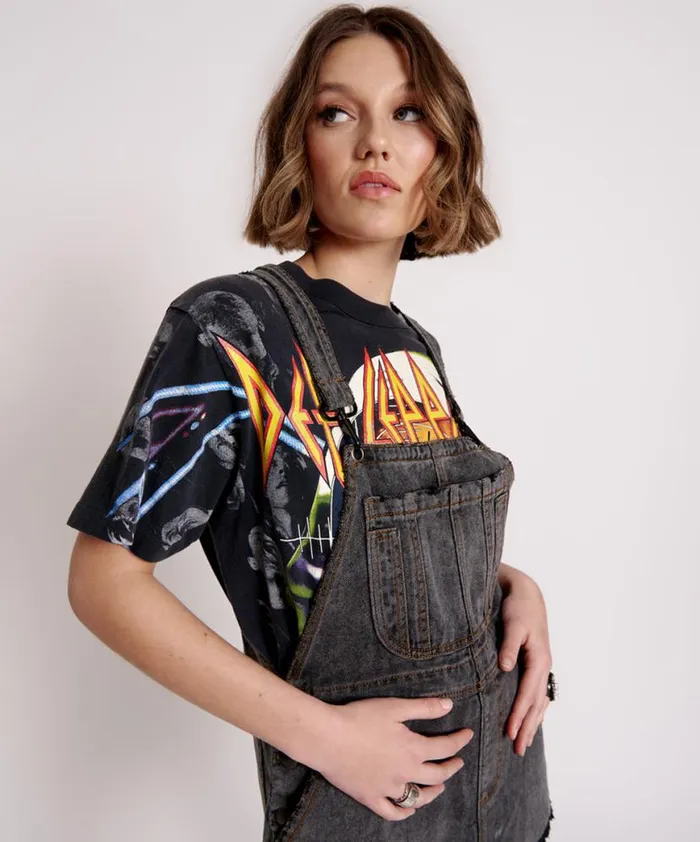 Women One Teaspoon Midi and Maxi Dresses STANTON ST DENIM PINI DRESS Women One Teaspoon Midi and Maxi Dresses STANTON ST DENIM PINI DRESS