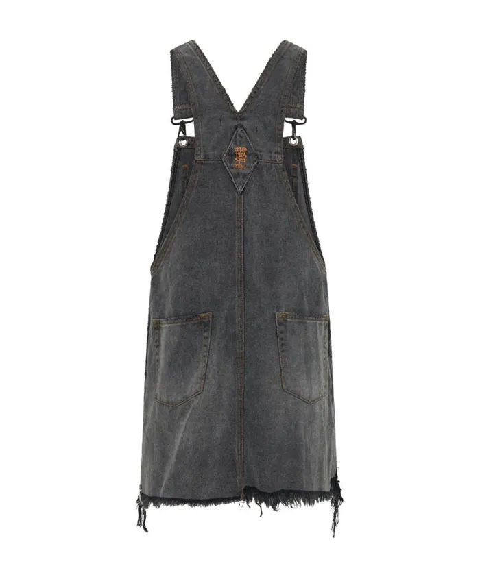 Women One Teaspoon Midi and Maxi Dresses STANTON ST DENIM PINI DRESS Women One Teaspoon Midi and Maxi Dresses STANTON ST DENIM PINI DRESS