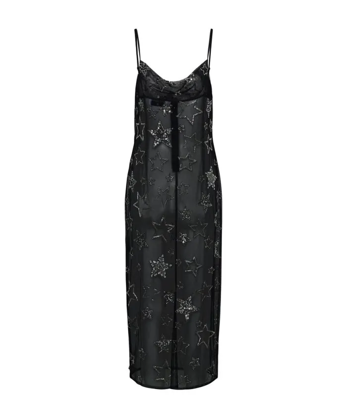 Women One Teaspoon Midi and Maxi Dresses STELLAR ALL STAR HAND BEADED SLIP DRESS Women One Teaspoon Midi and Maxi Dresses STELLAR ALL STAR HAND BEADED SLIP DRESS