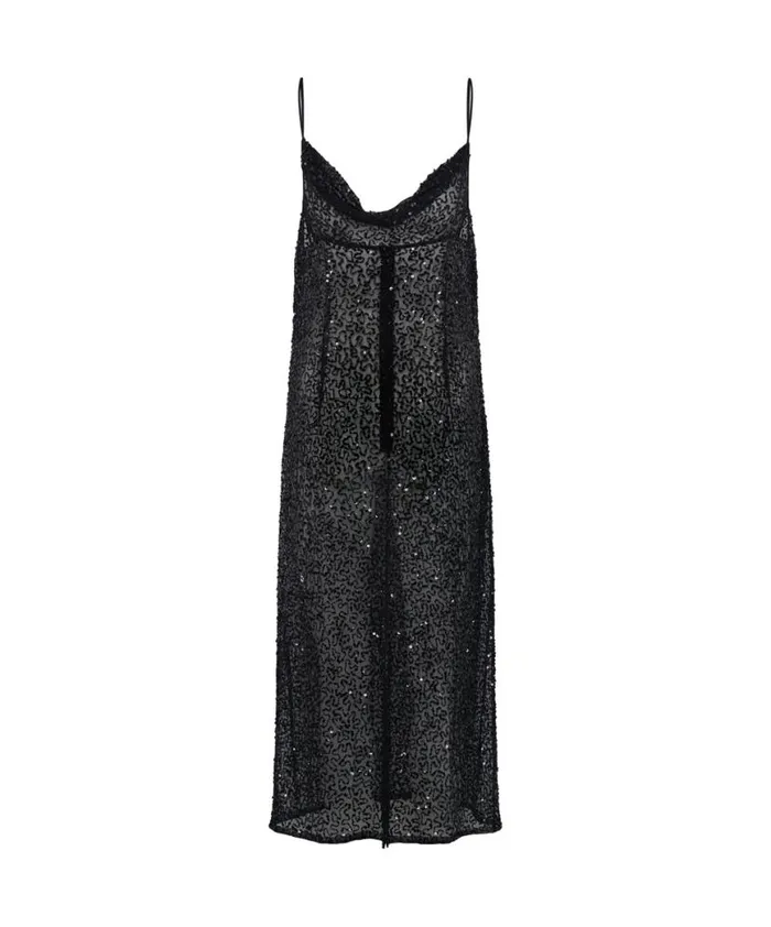 Women One Teaspoon Midi and Maxi Dresses STELLAR HAND BEADED SLIP DRESS Women One Teaspoon Midi and Maxi Dresses STELLAR HAND BEADED SLIP DRESS
