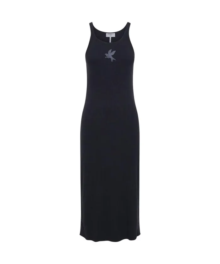 Women One Teaspoon Midi and Maxi Dresses WASHED BLACK ONE TEASPOON RIB SINGLET DRESS Women One Teaspoon Midi and Maxi Dresses WASHED BLACK ONE TEASPOON RIB SINGLET DRESS