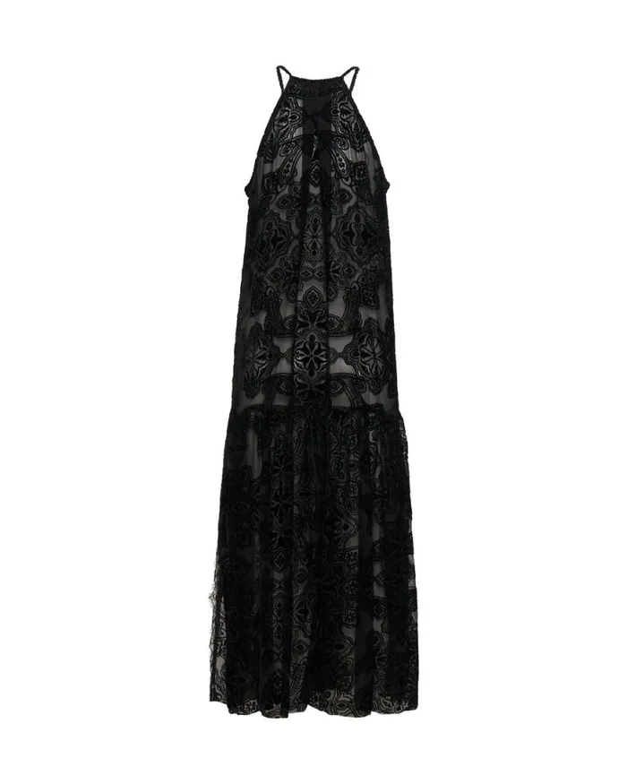 Women One Teaspoon Midi and Maxi Dresses WESTERN DEFIANCE LONG SLIP DRESS Women One Teaspoon Midi and Maxi Dresses WESTERN DEFIANCE LONG SLIP DRESS